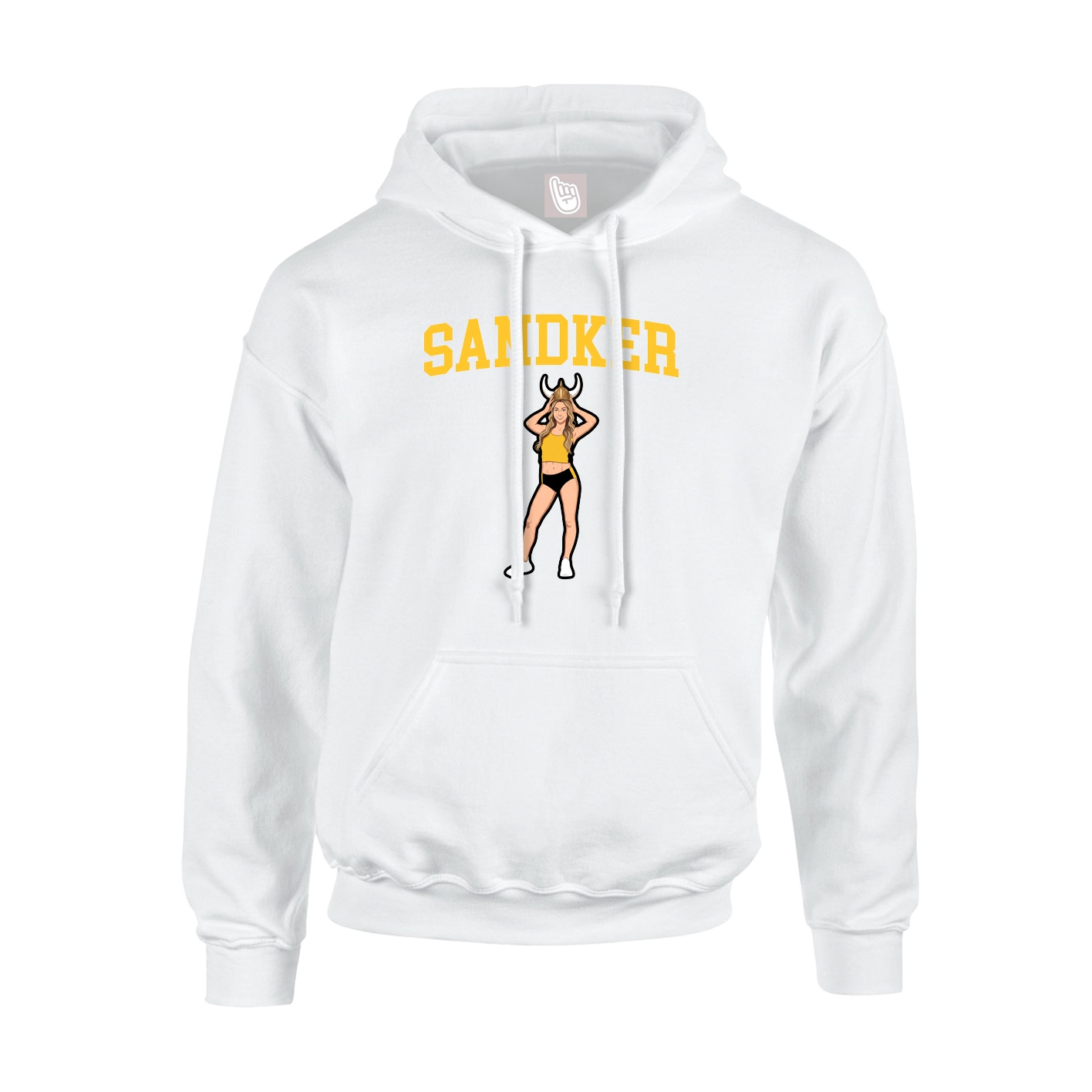 Youth Hoodie — Shirsey in White