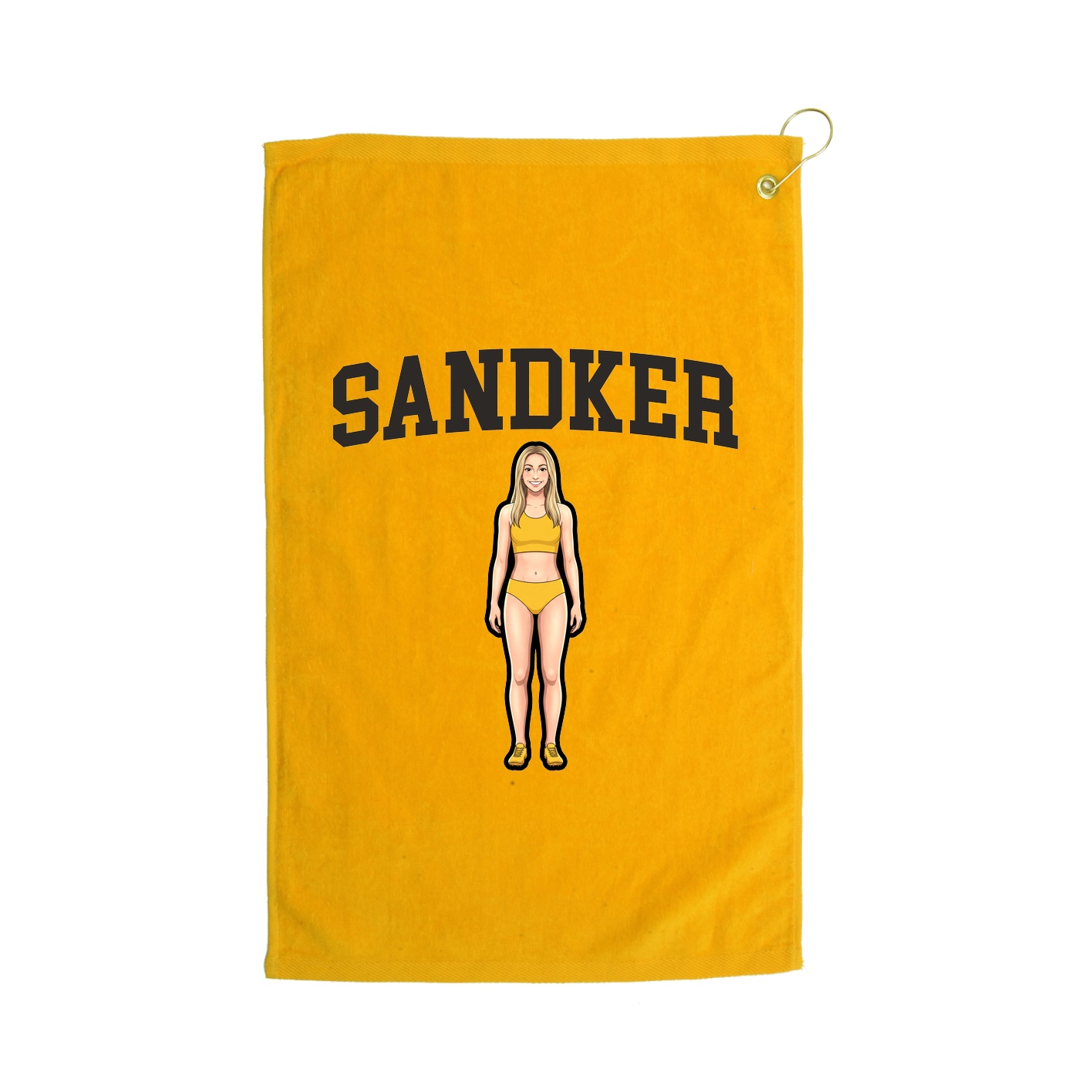 Golf Towel — Shirsey in Gold