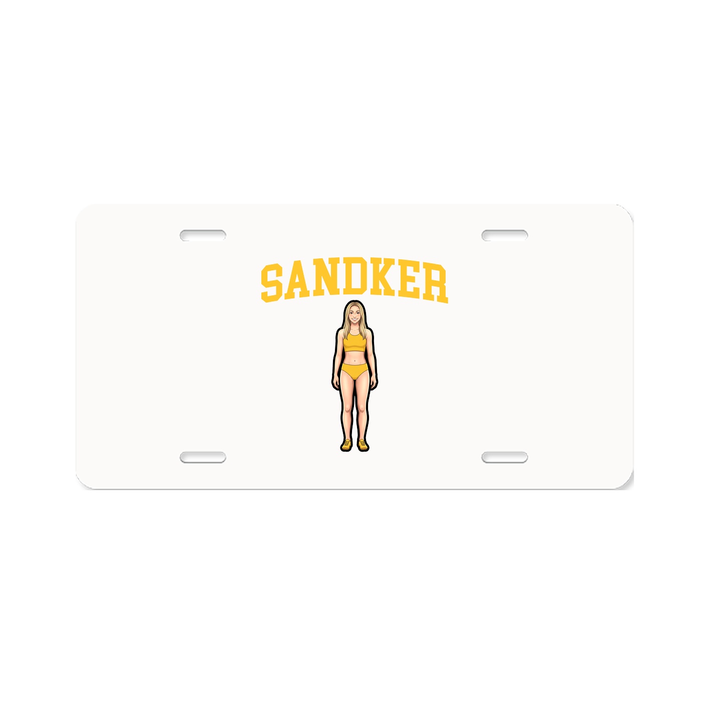 License Plate — Shirsey in Classic