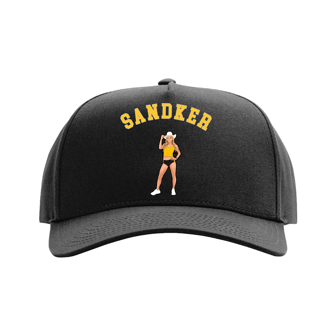 Full Fabric Five-Panel Champ Cap