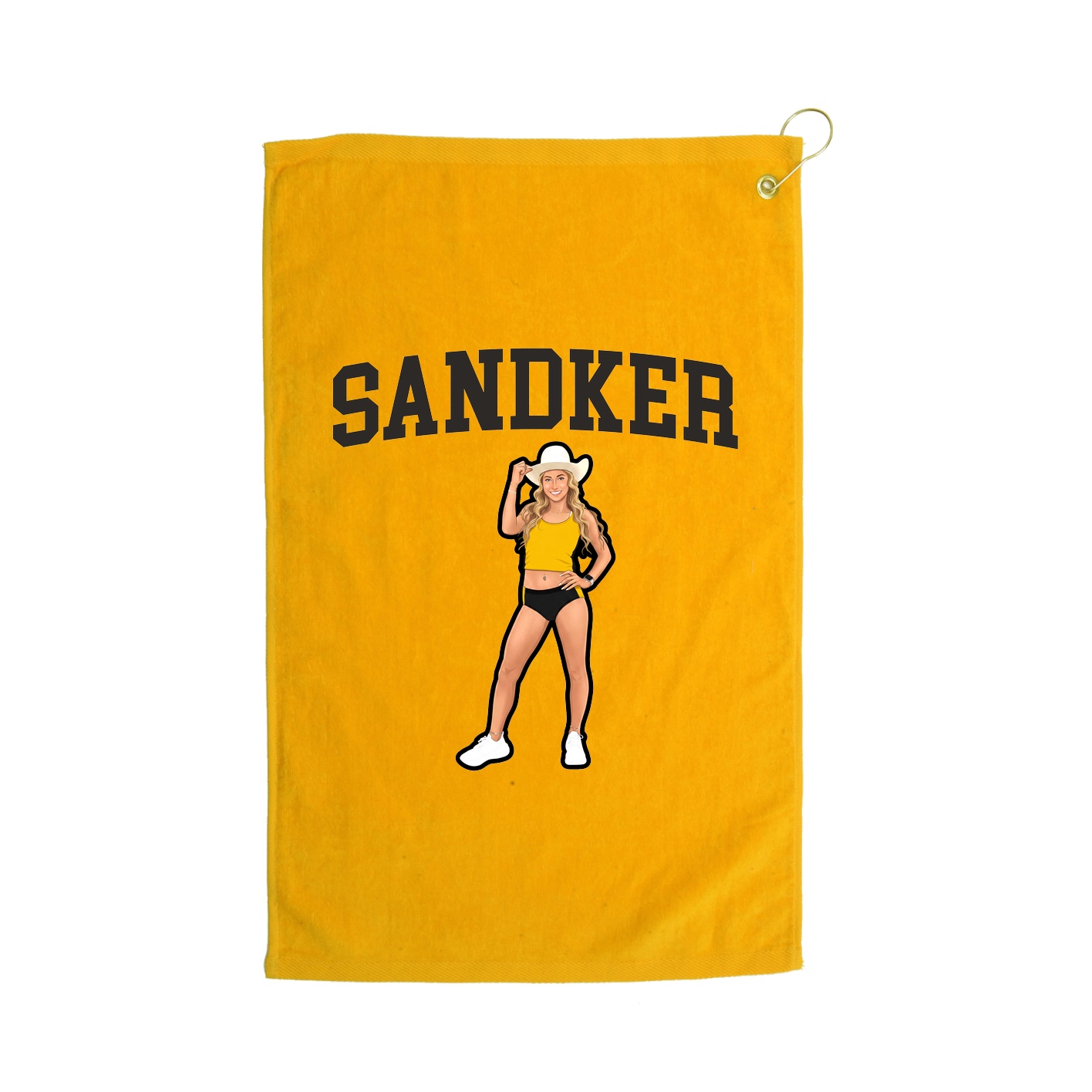 Golf Towel — Shirsey in Gold