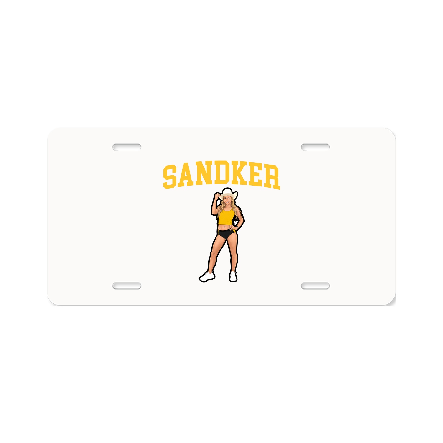License Plate — Shirsey in Classic