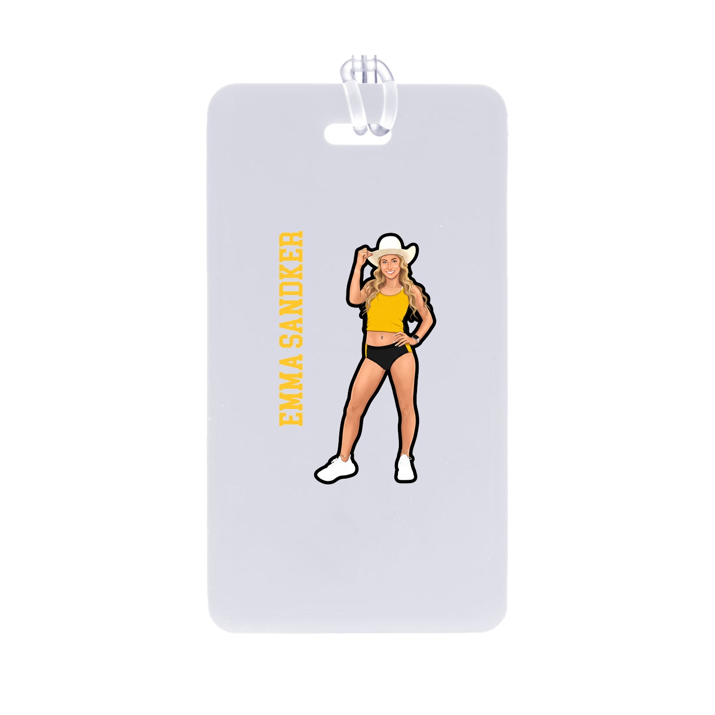 Bag Tag — Name Vertical in Classic