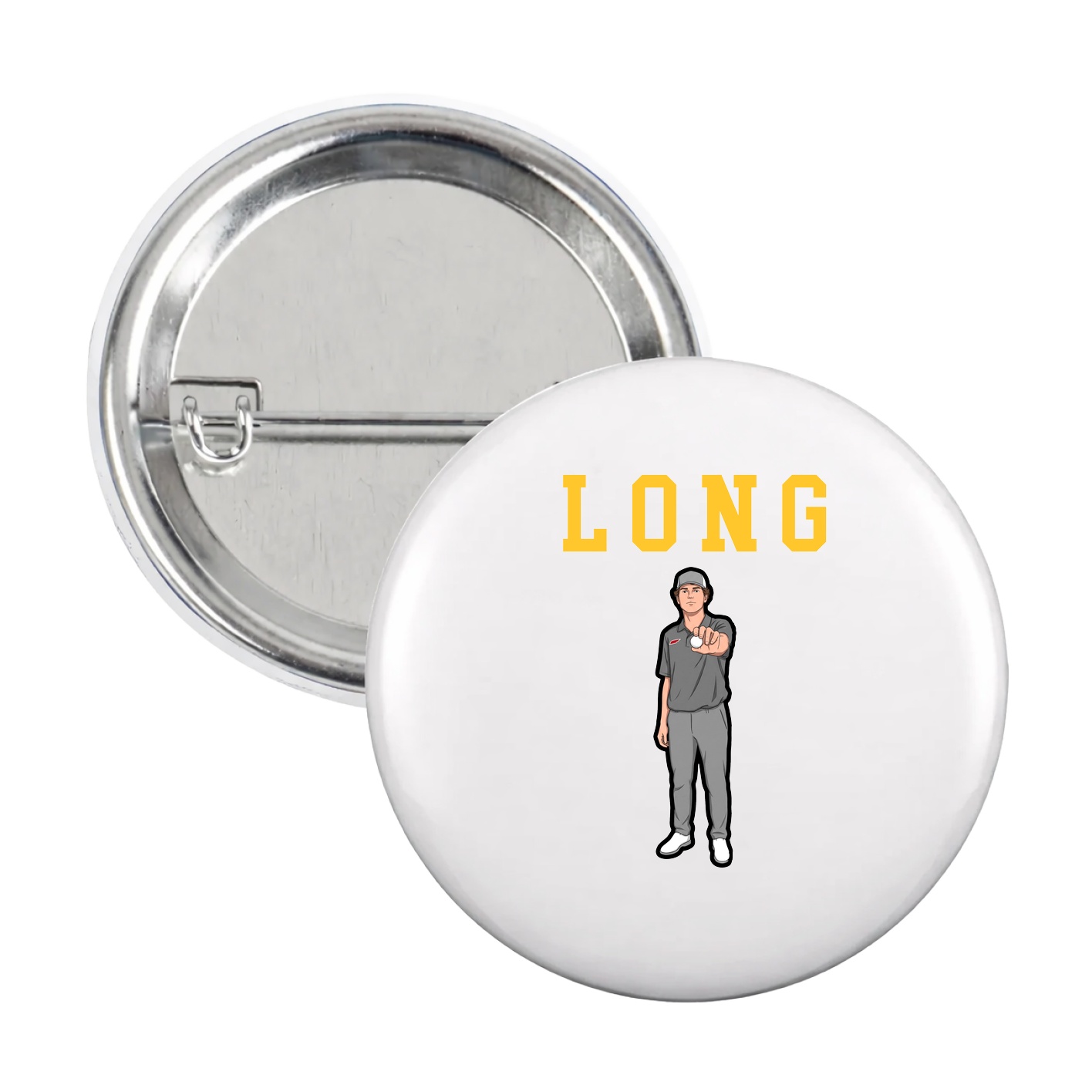 Game Day Button — Shirsey in White