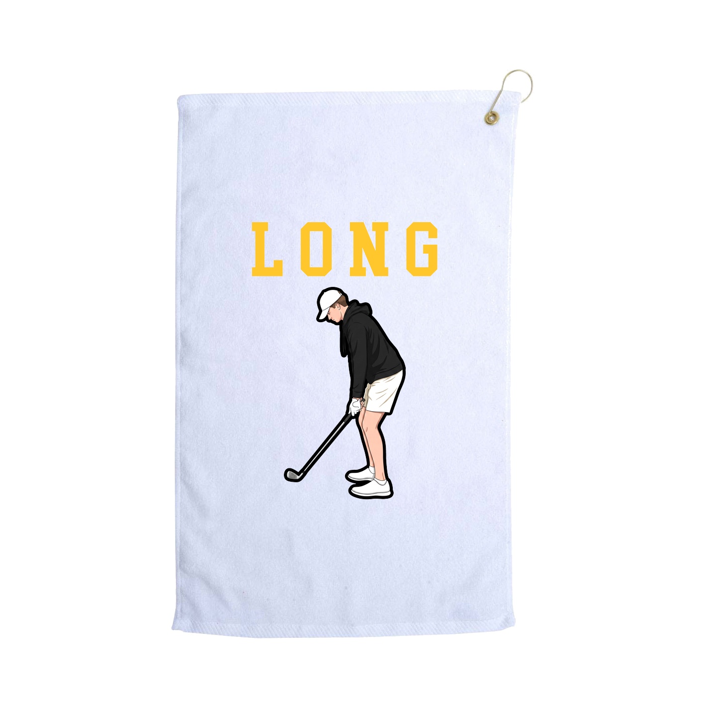 Golf Towel — Shirsey in White