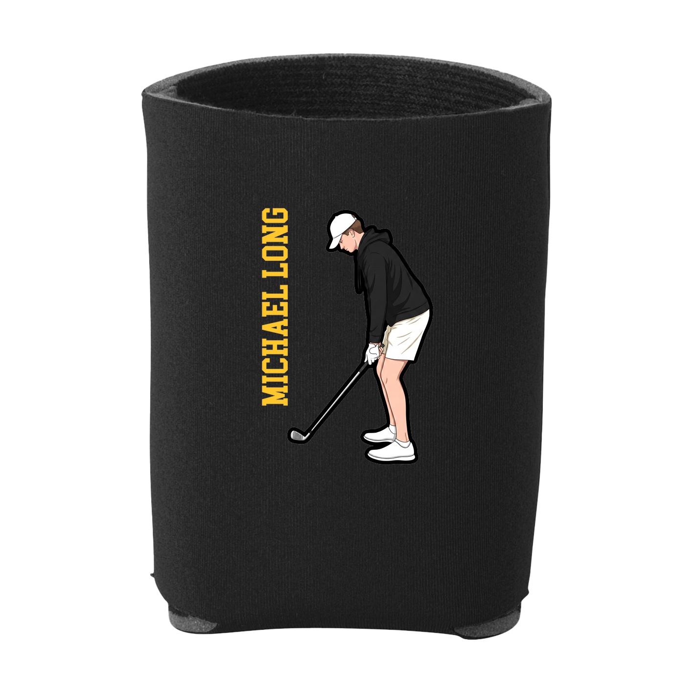 Can Holder — Name Vertical in Black