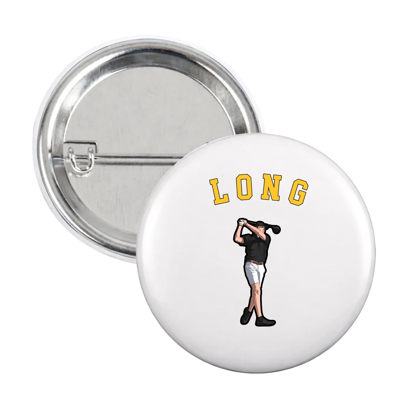 Game Day Button — Shirsey Arch in White
