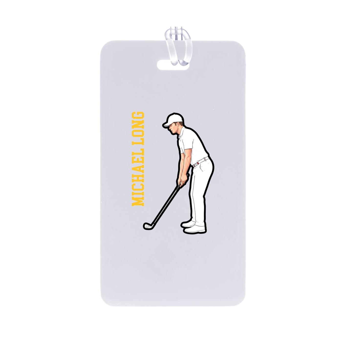 Bag Tag — Name Vertical in Classic