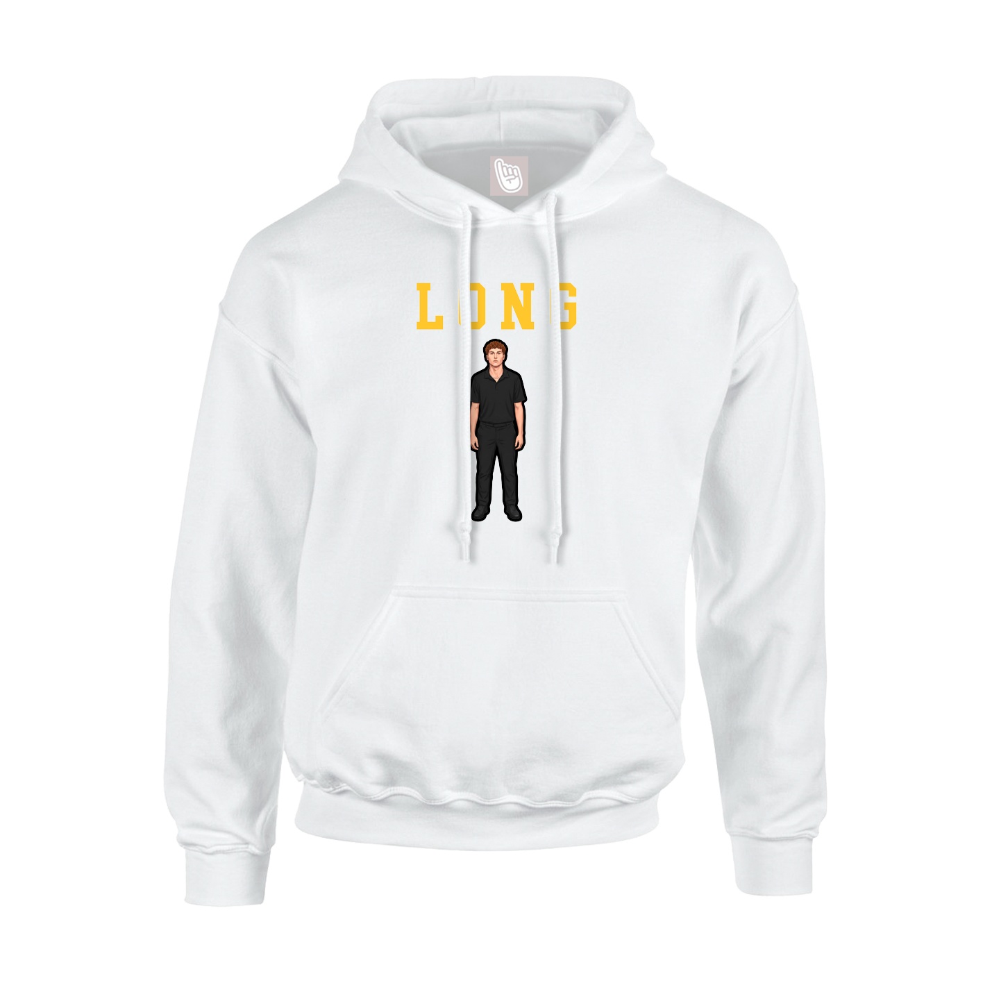 Hoodie — Shirsey in White