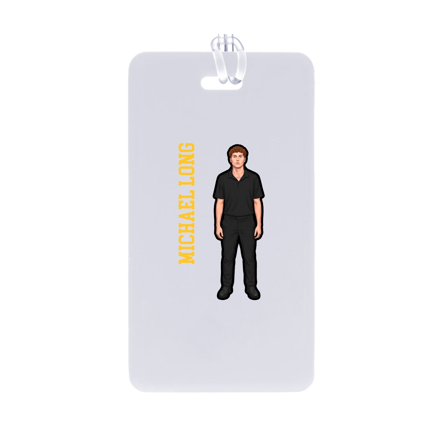 Bag Tag — Name Vertical in Classic