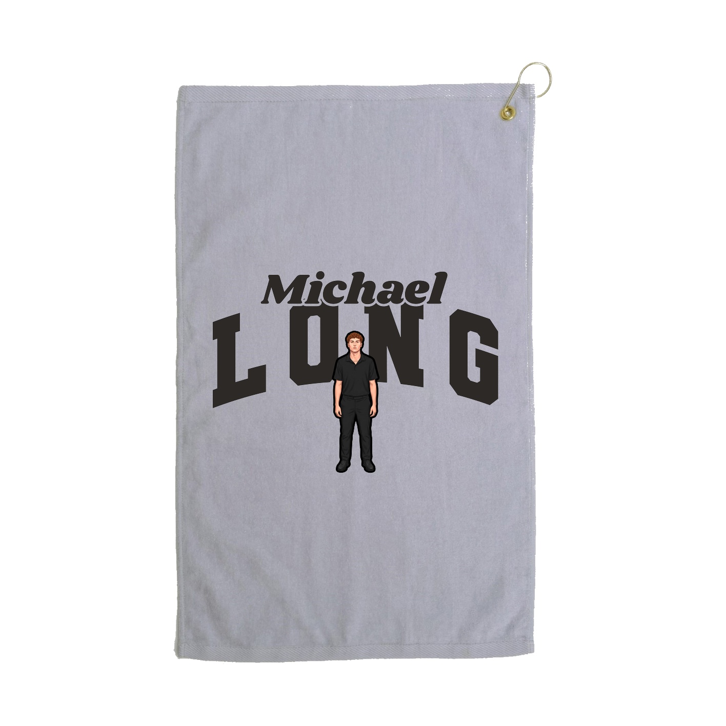Golf Towel — Signature Arch in Grey