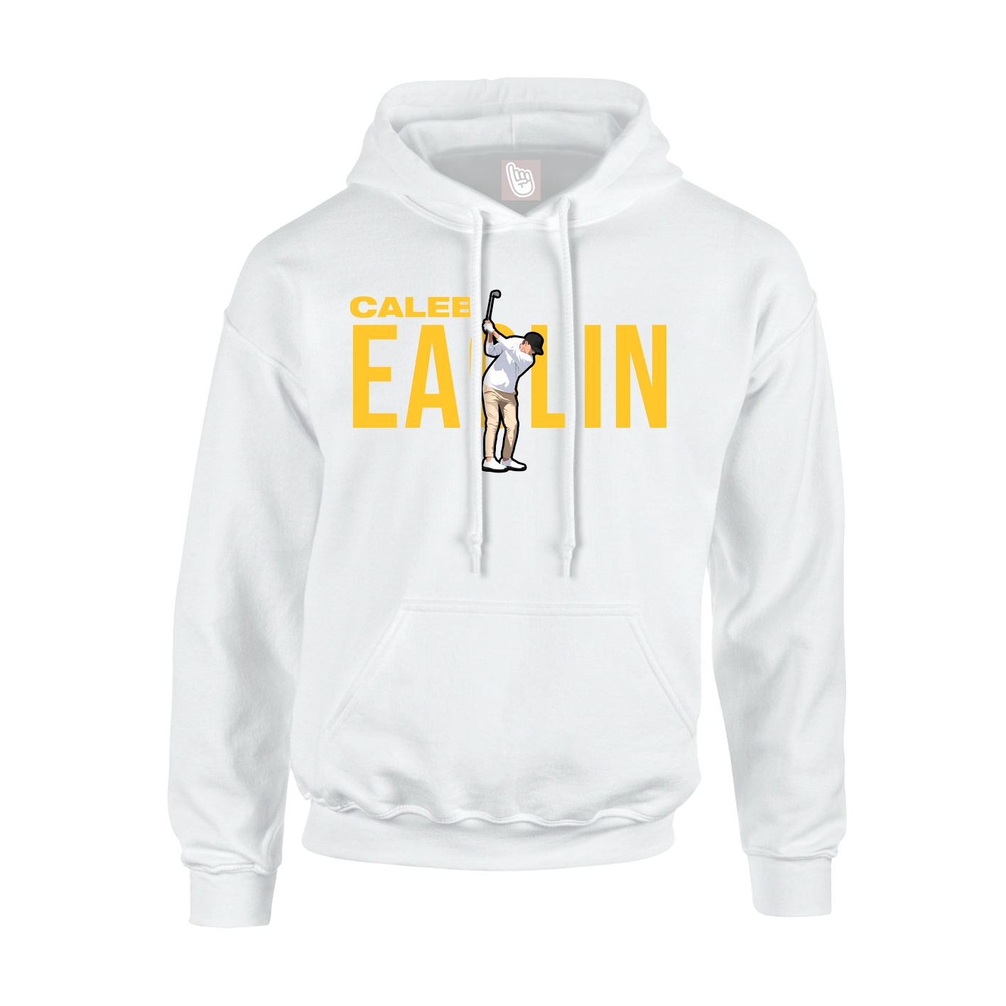 Youth Hoodie — Player Name in White