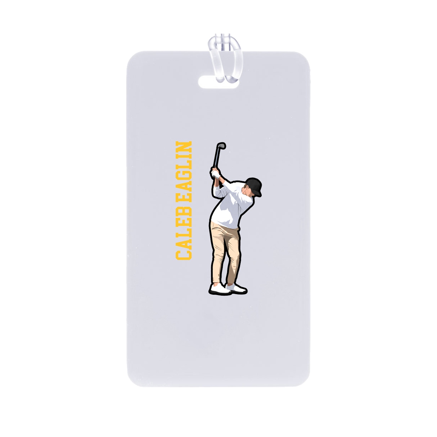 Bag Tag — Name Vertical in Classic
