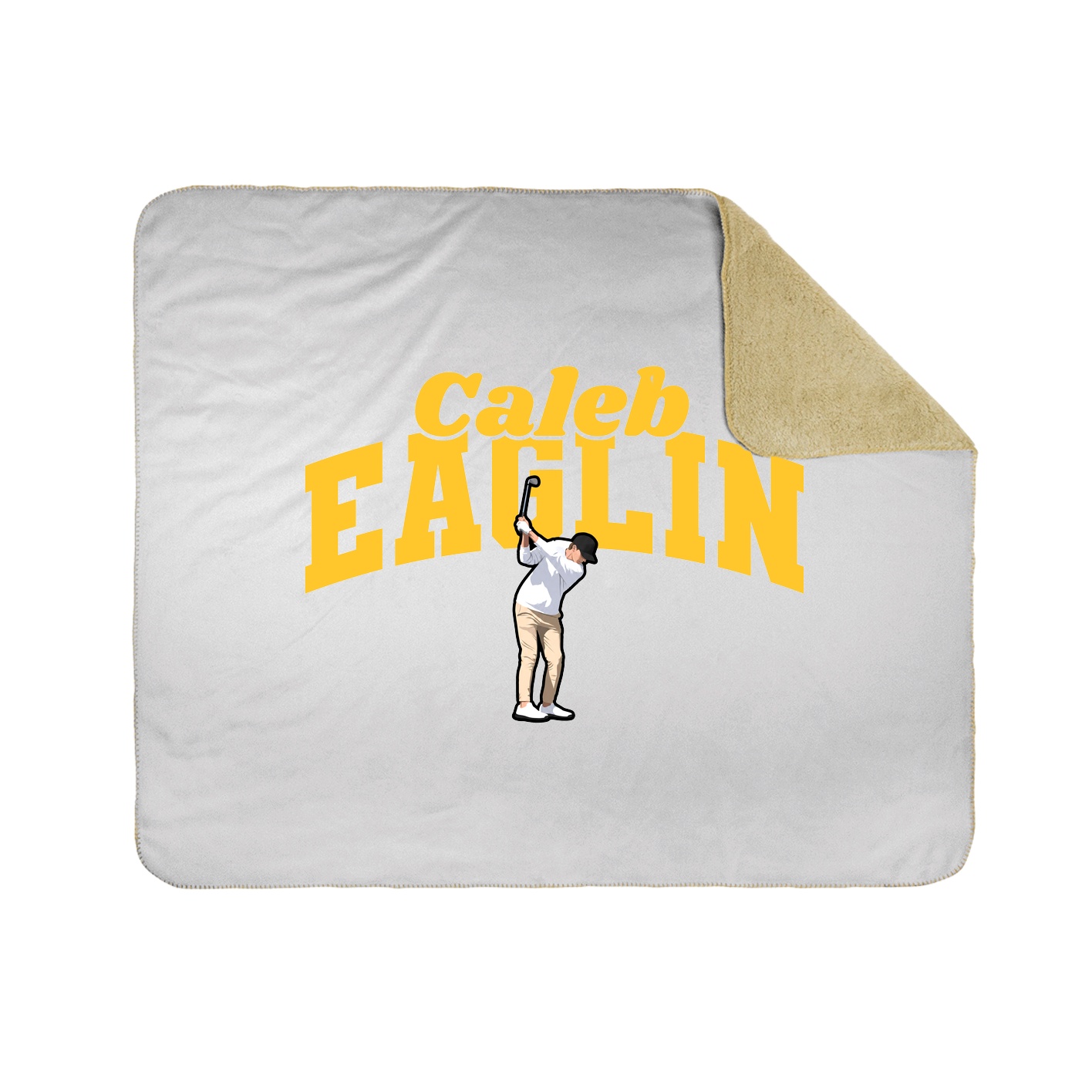 Throw Blanket — Signature Arch in White