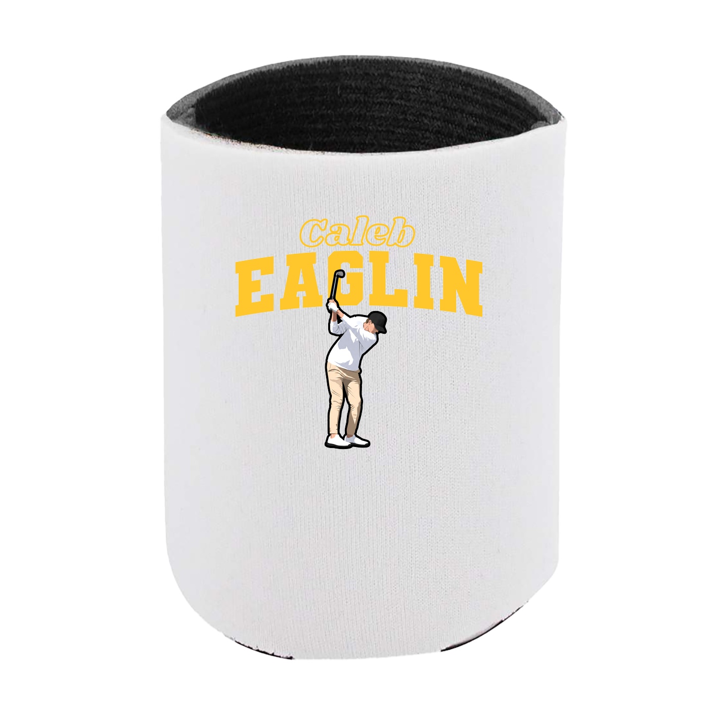 Can Holder — Name Arch in White