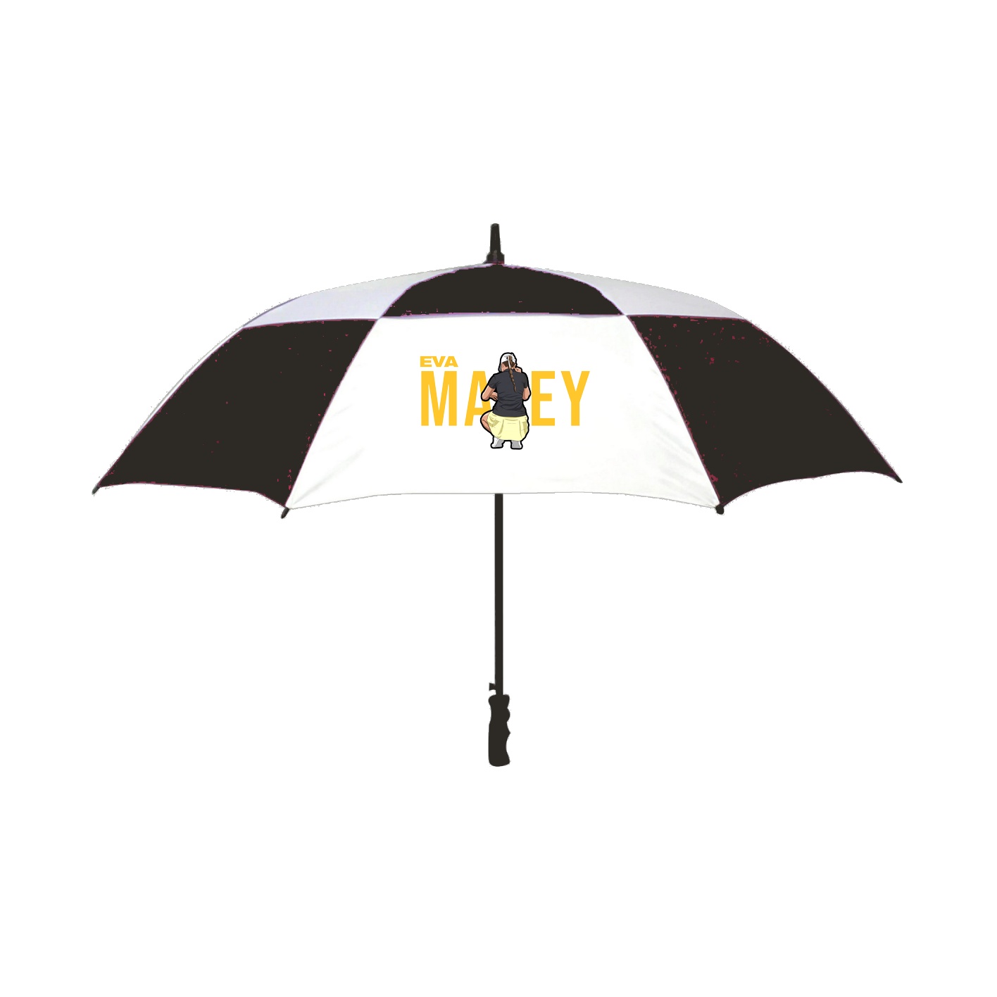 Golf Umbrella — Player Name in Black