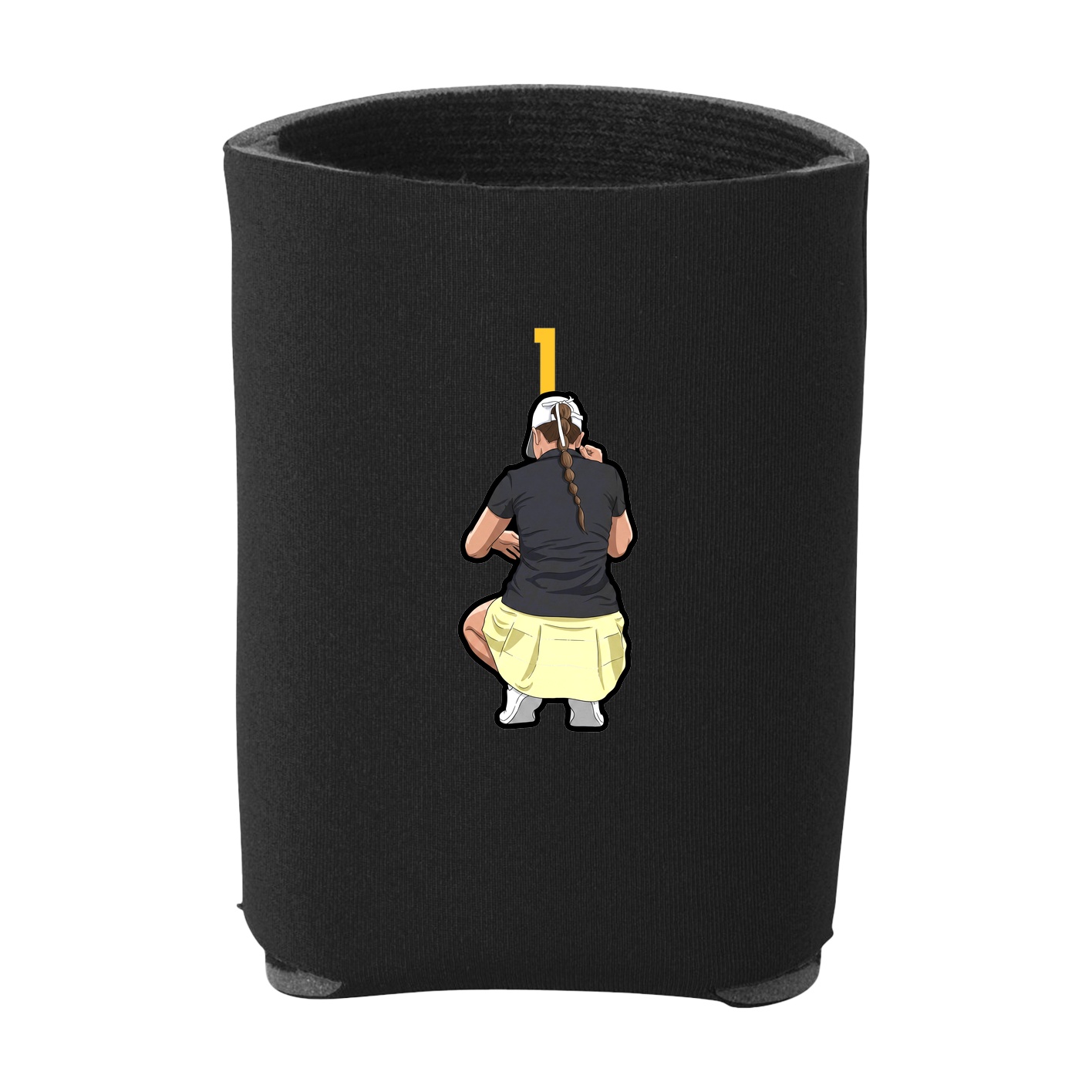 Can Holder — Number Top in Black