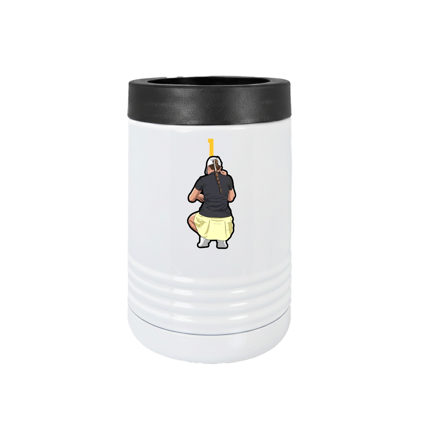 Beverage Holder — Number Top in White