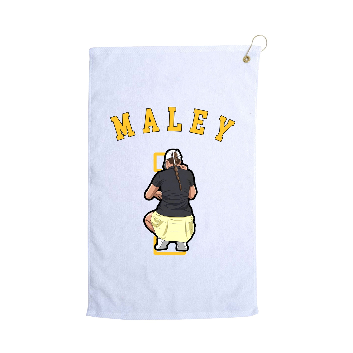 Golf Towel — Shirsey Arch in White