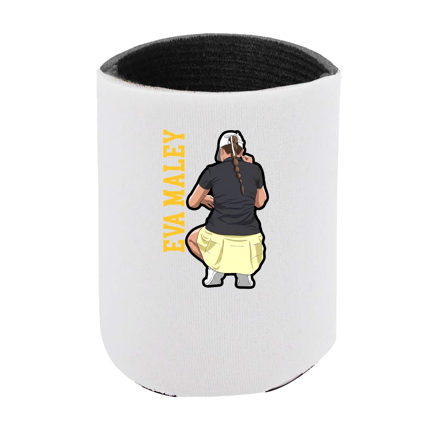 Can Holder — Name Vertical in White