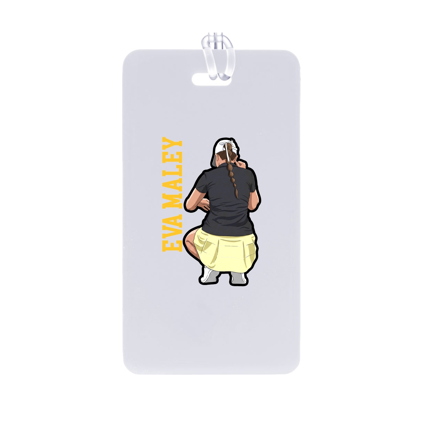 Bag Tag — Name Vertical in Classic