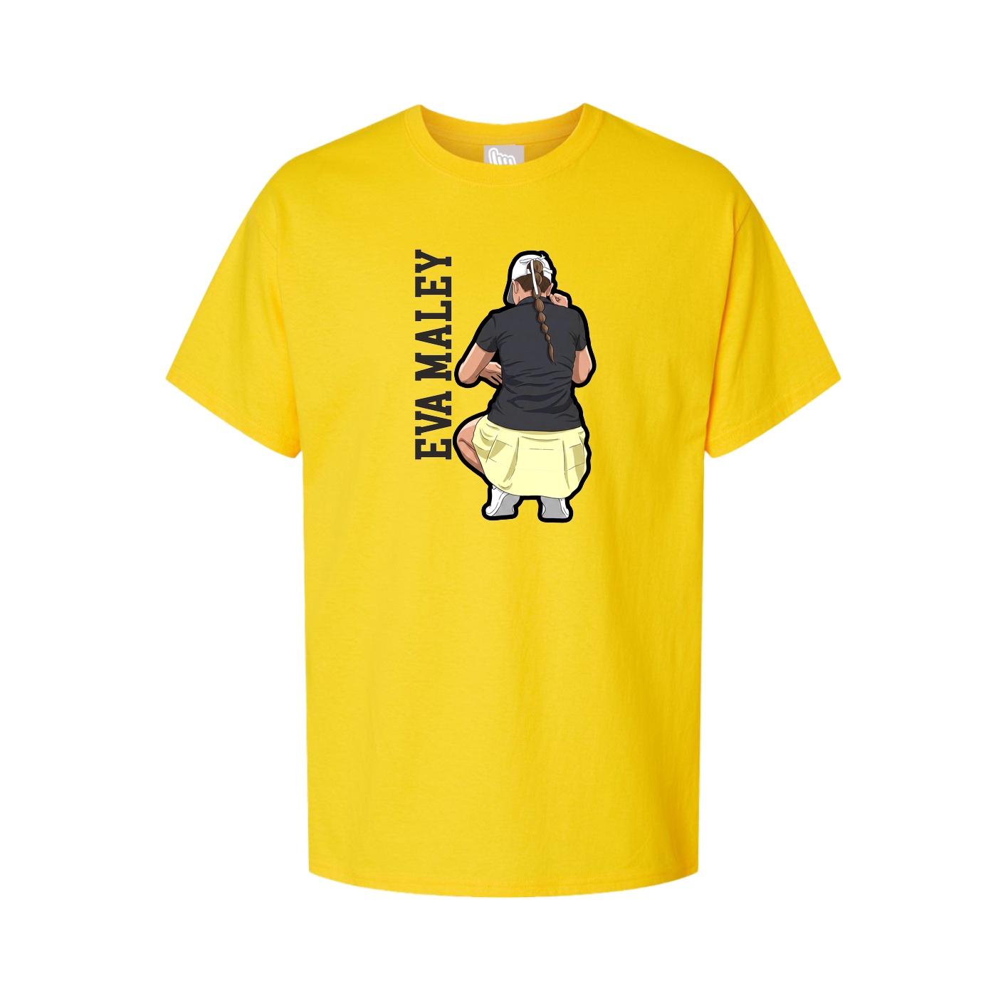 Tee — Name Vertical in Gold