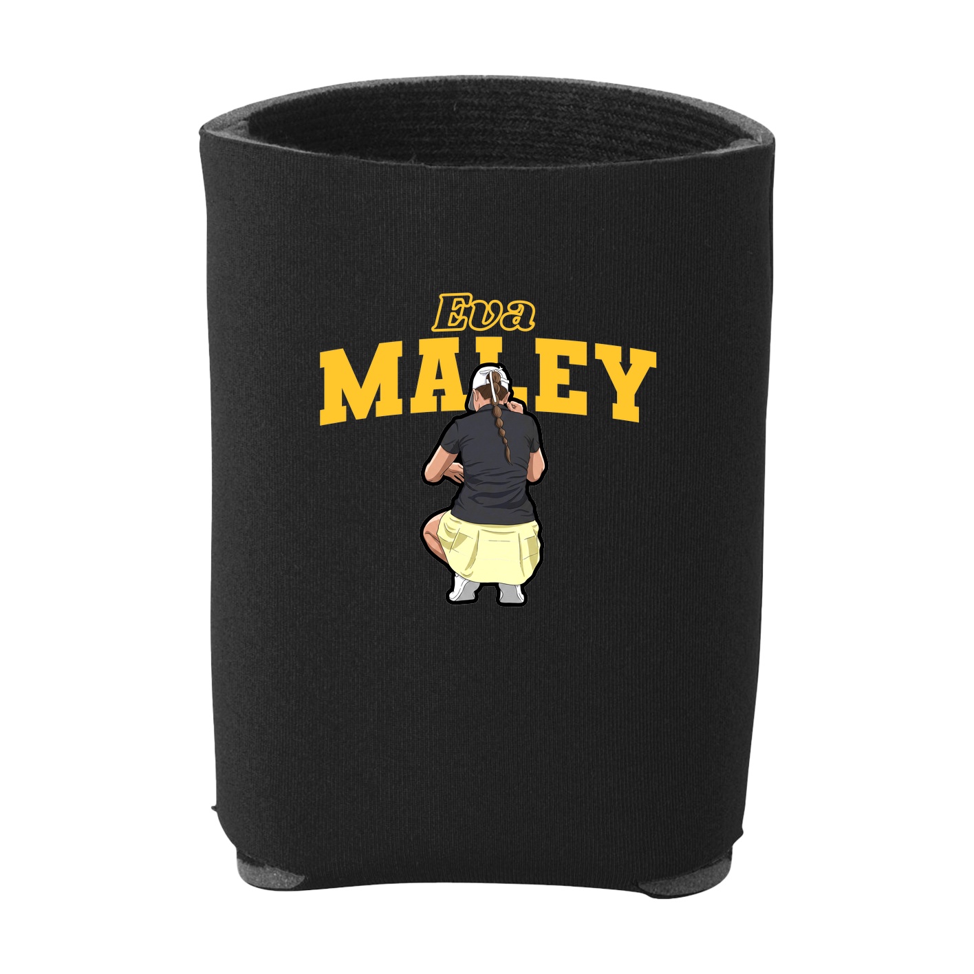Can Holder — Name Arch in Black