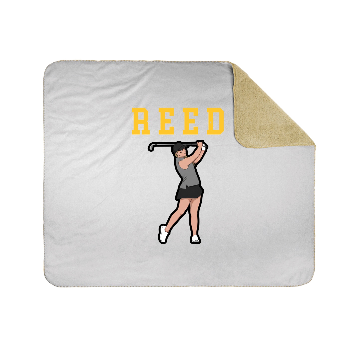 Throw Blanket — Shirsey in White