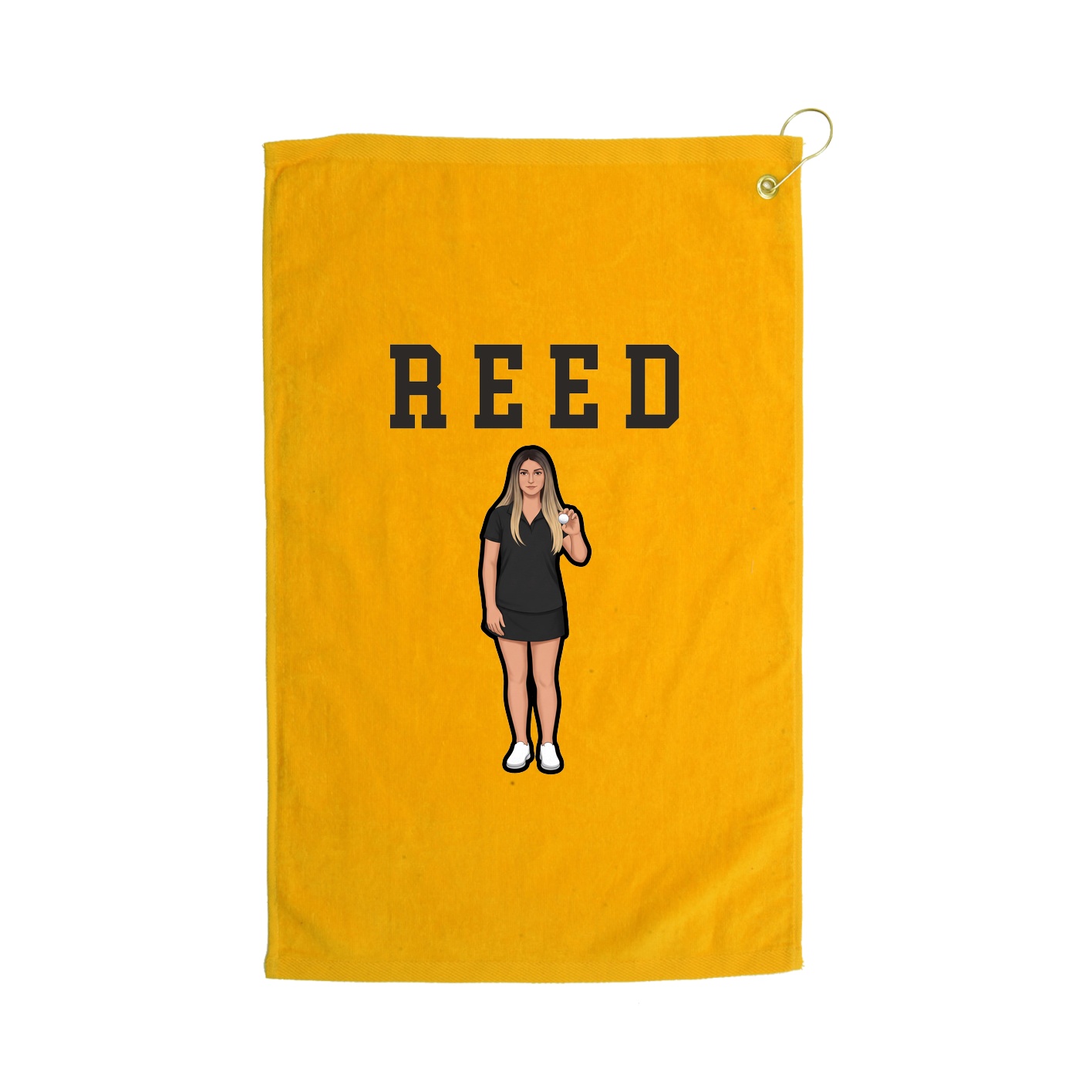 Golf Towel — Shirsey in Gold