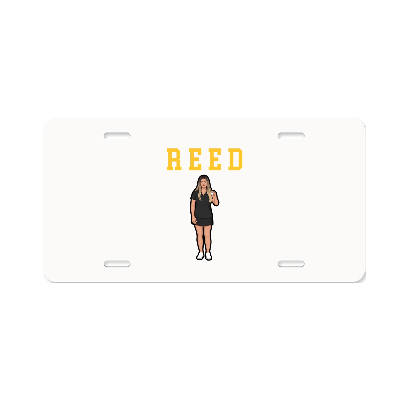 License Plate — Shirsey in Classic
