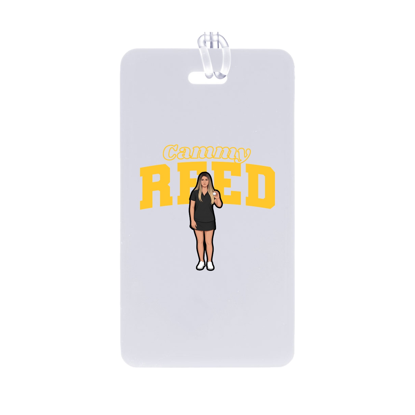 Bag Tag — Name Arch in Classic