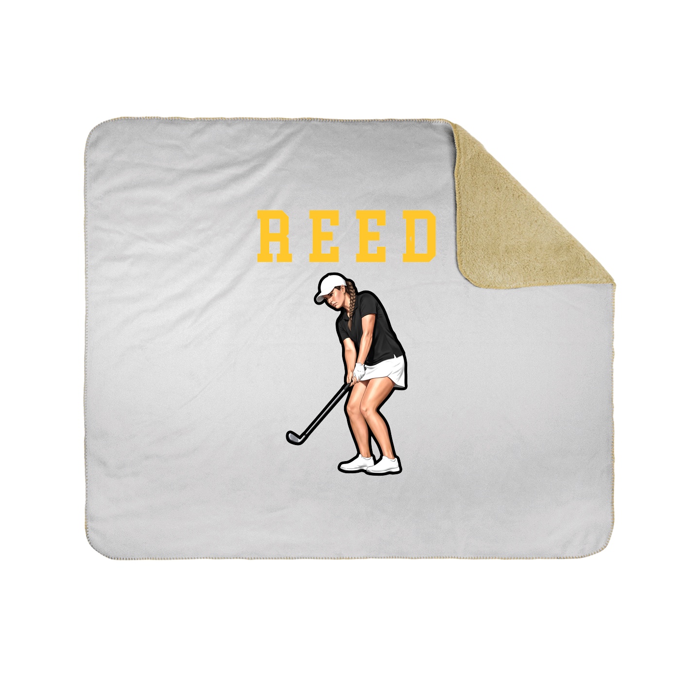 Throw Blanket — Shirsey in White