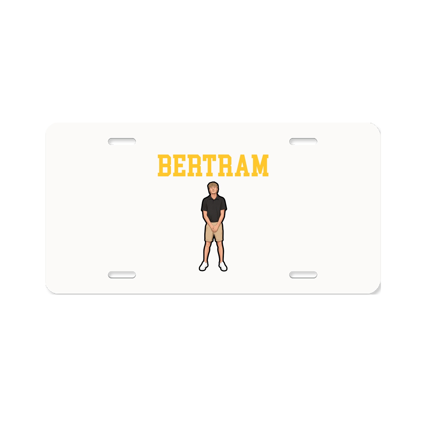 License Plate — Shirsey in Classic