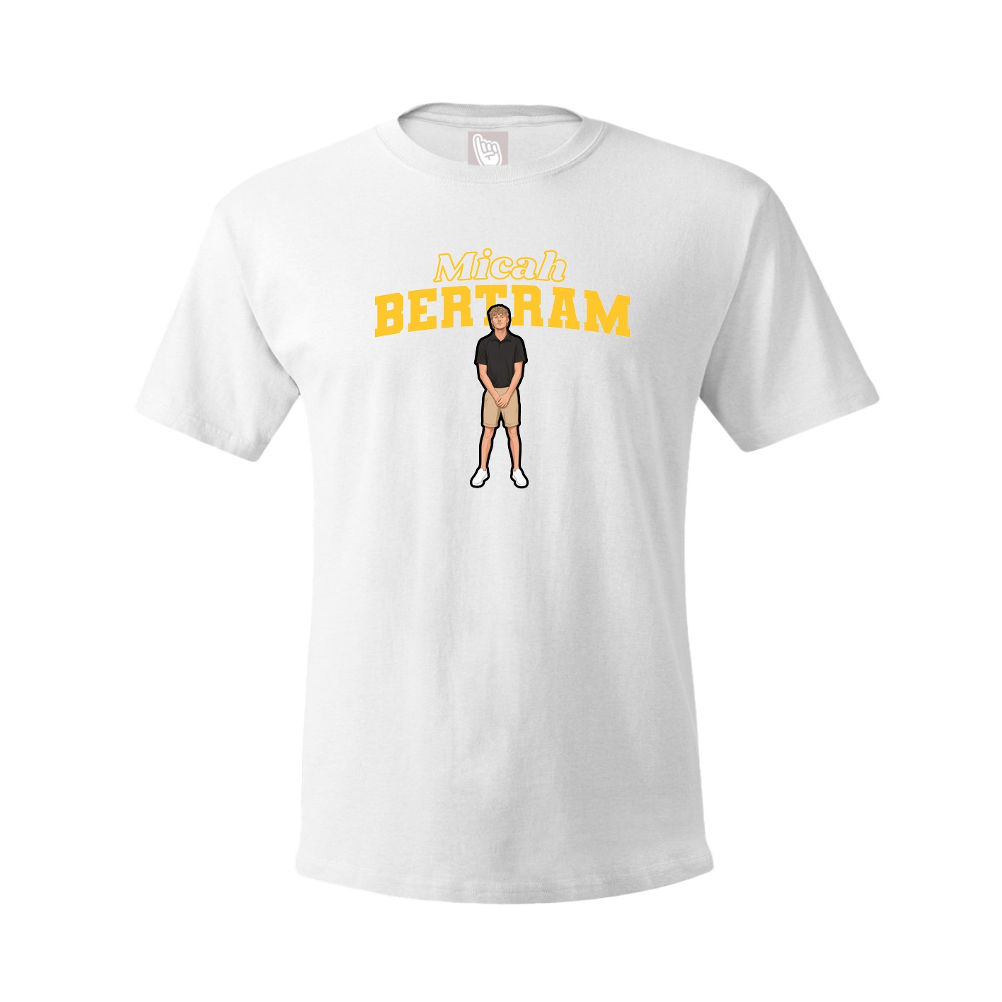 Tee — Name Arch in White