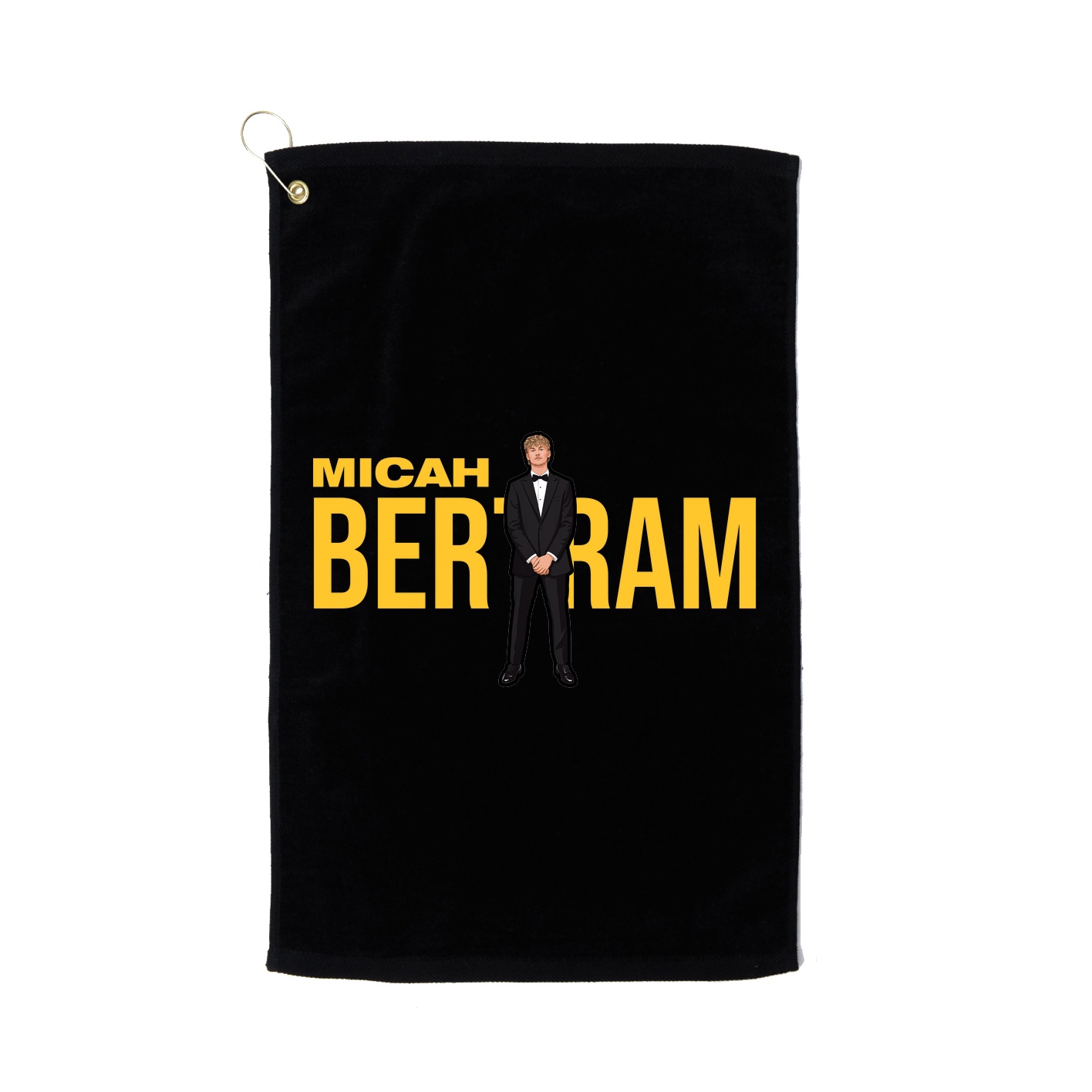 Golf Towel — Player Name in Black