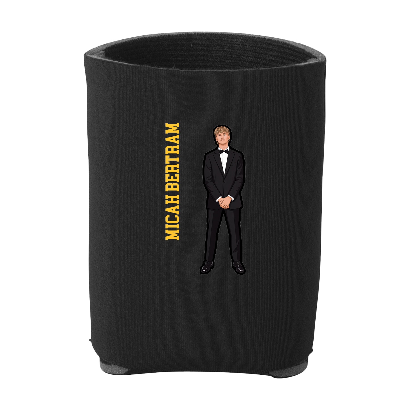 Can Holder — Name Vertical in Black