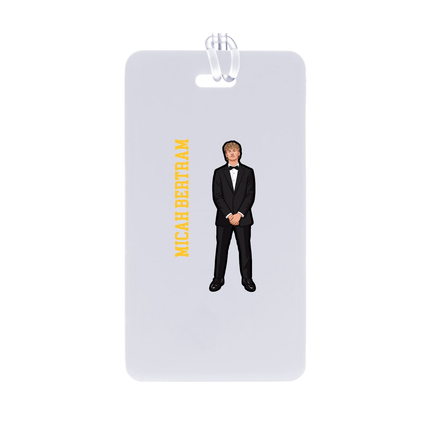 Bag Tag — Name Vertical in Classic