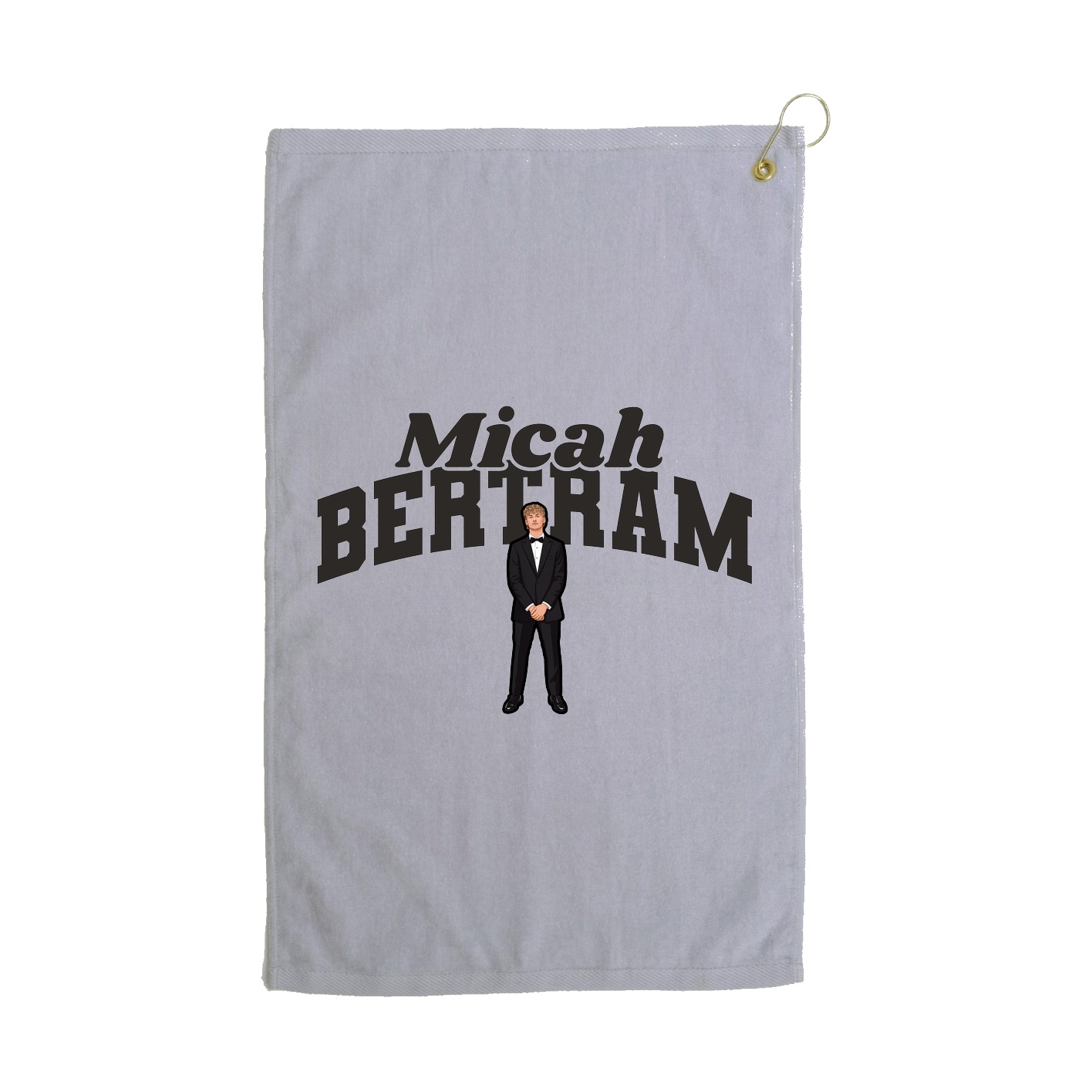 Golf Towel — Signature Arch in Grey
