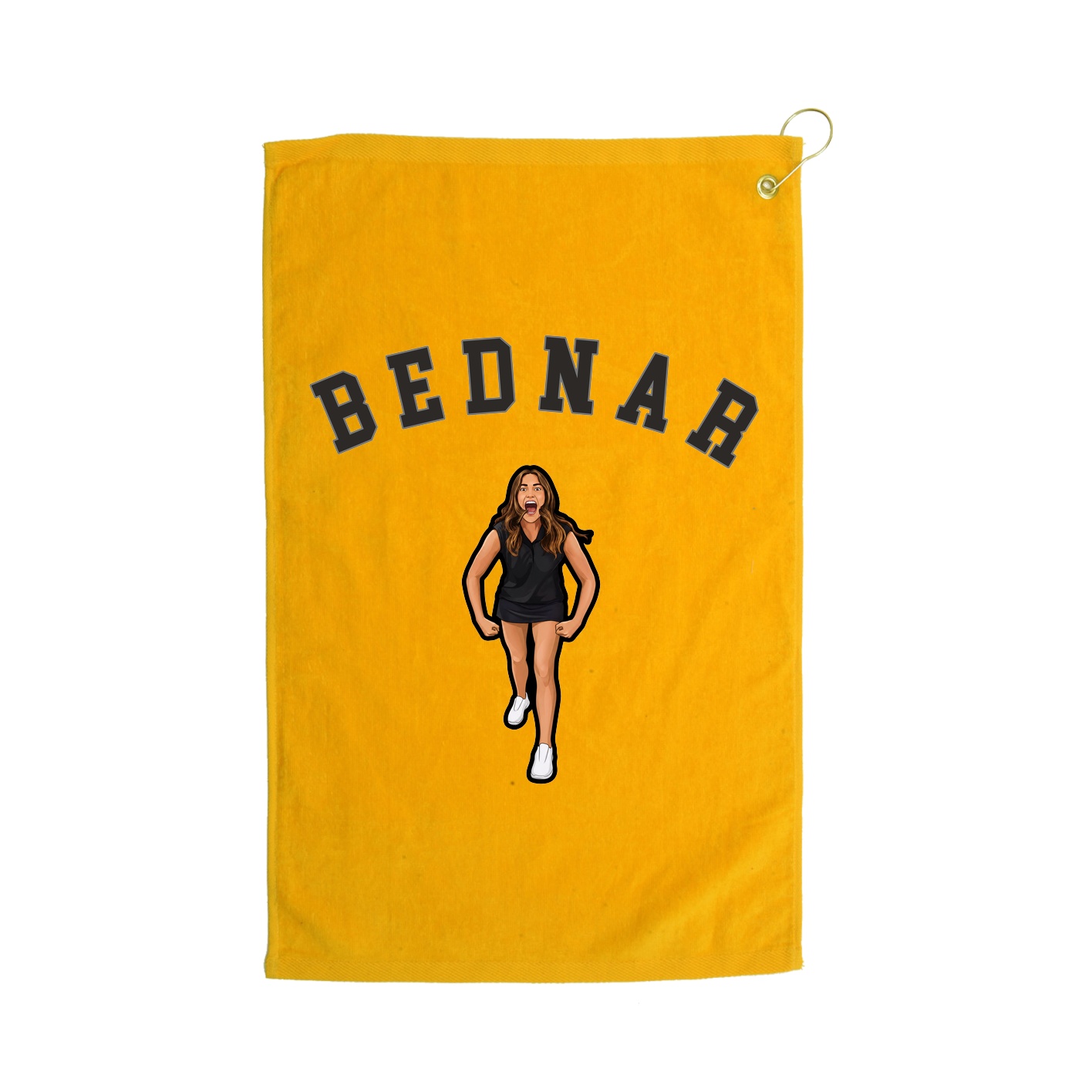 Golf Towel — Shirsey Arch in Gold