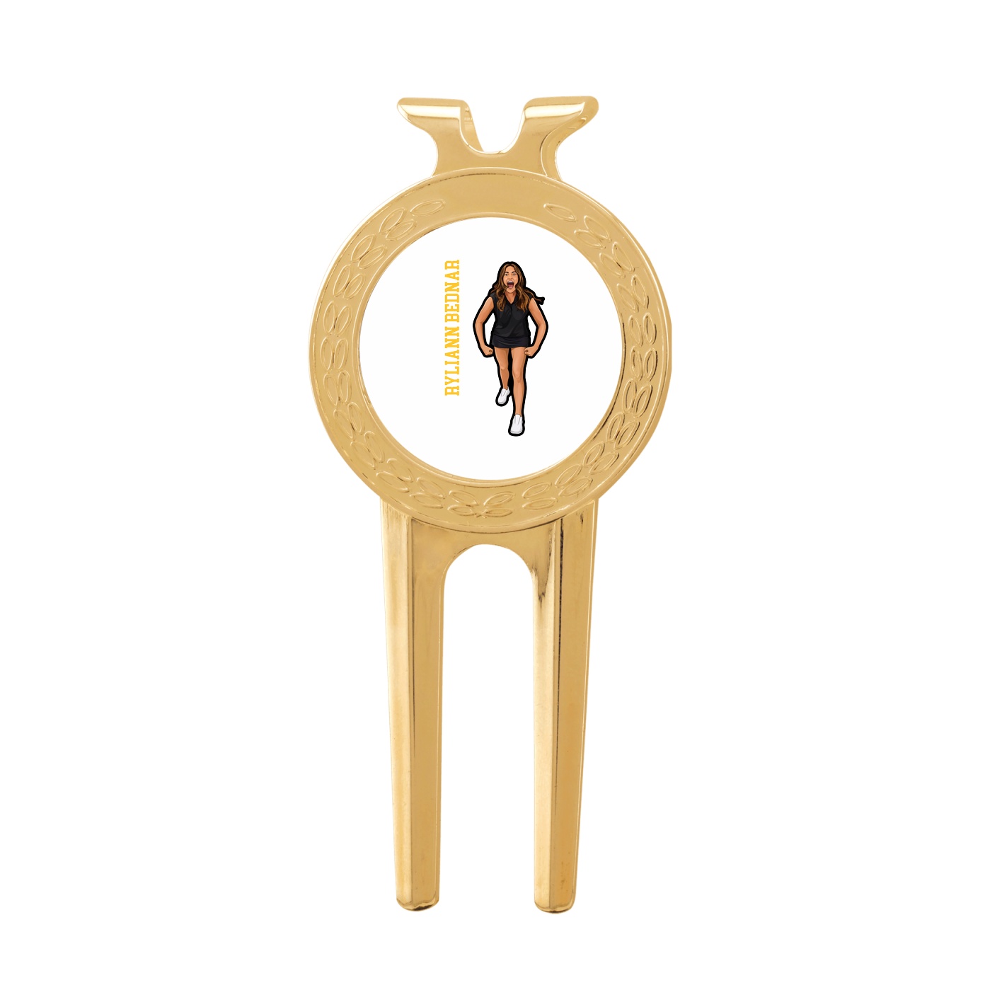 Divot Tool with Ball Marker — Name Vertical in Classic