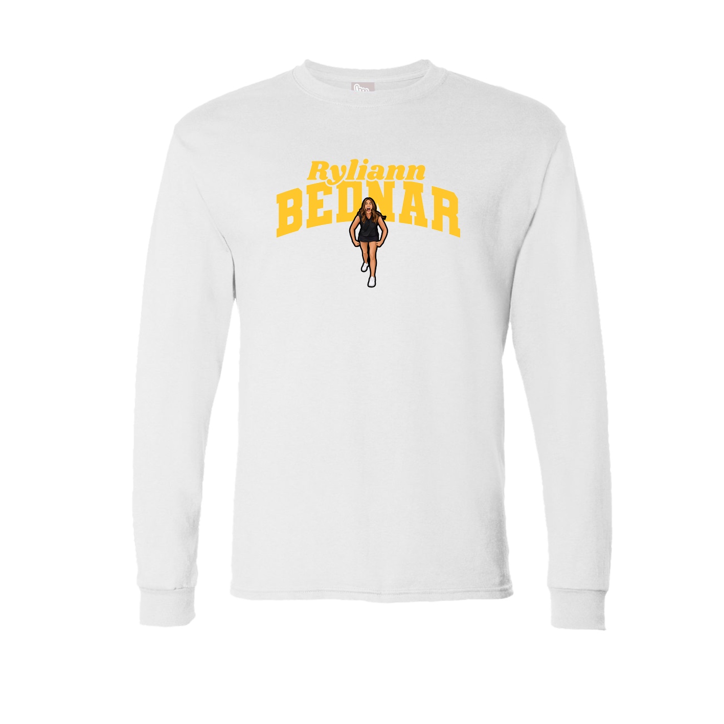 Long Sleeve Tee — Signature Arch in White