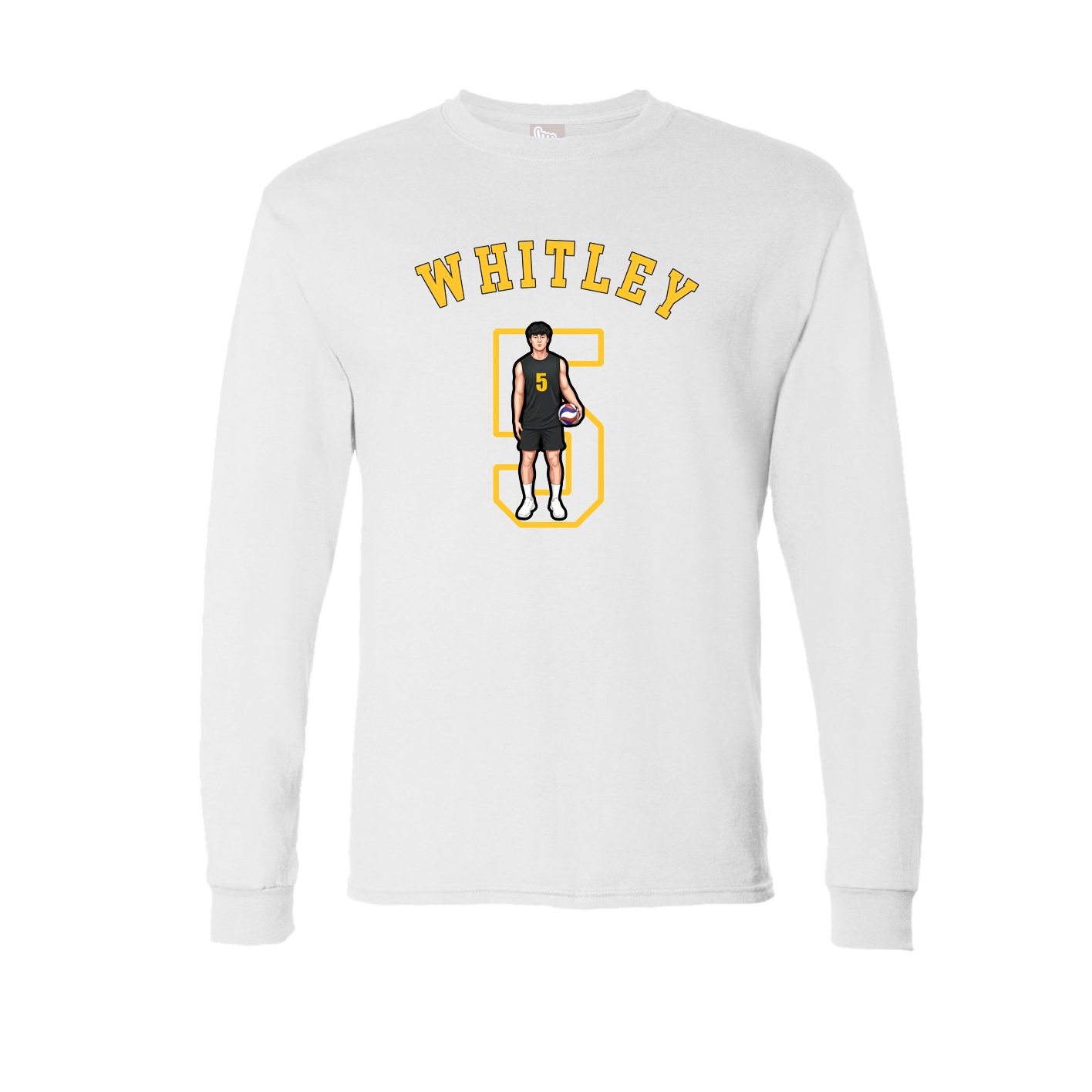 Long Sleeve Tee — Shirsey Arch in White