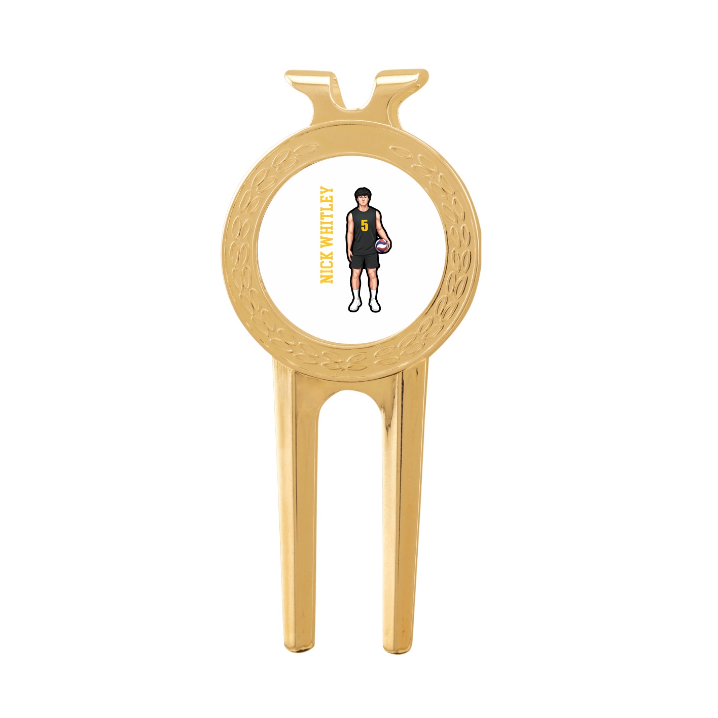 Divot Tool with Ball Marker — Name Vertical in Classic