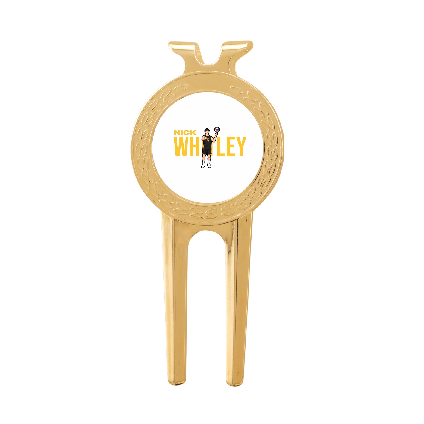 Divot Tool with Ball Marker — Player Name in Classic