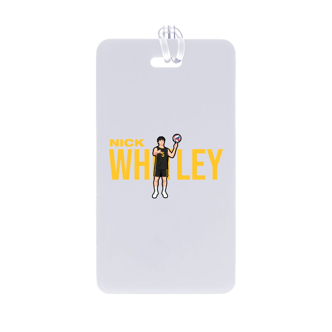 Bag Tag — Player Name in Classic