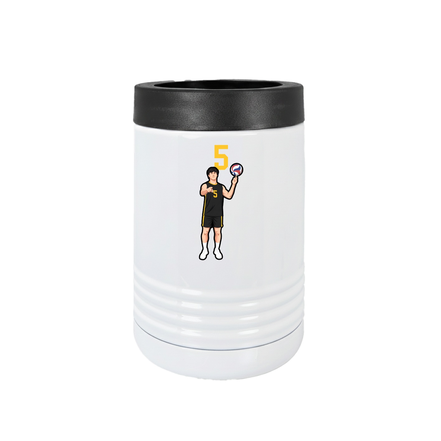 Beverage Holder — Number Top in White