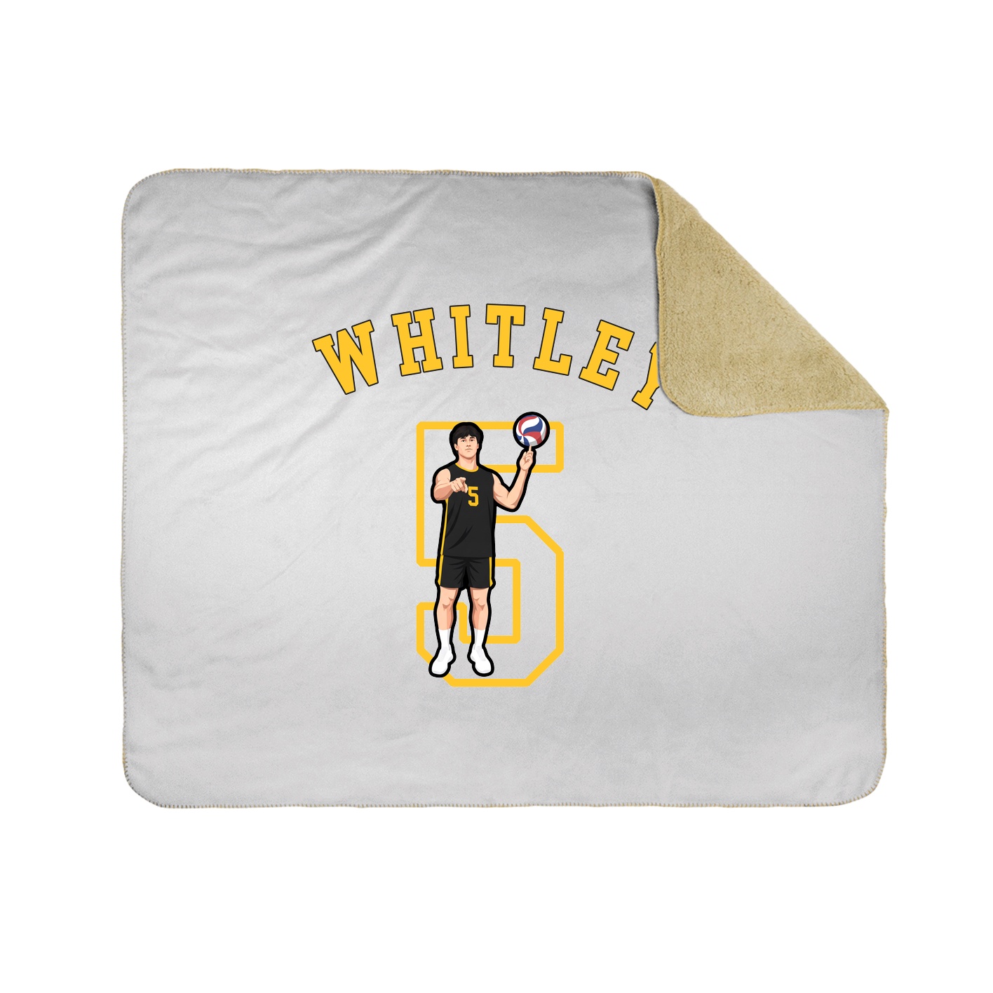 Throw Blanket — Shirsey Arch in White