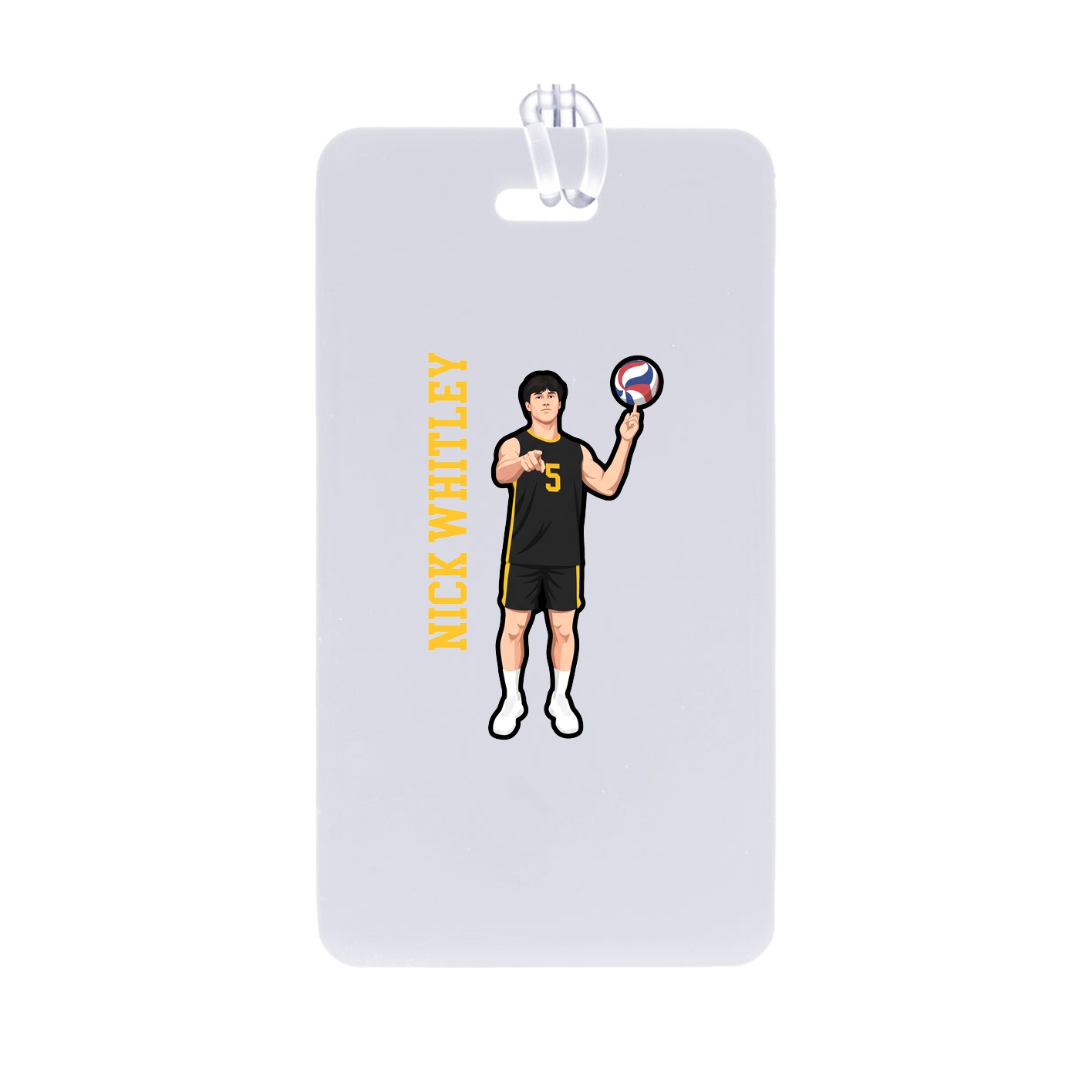 Bag Tag — Name Vertical in Classic