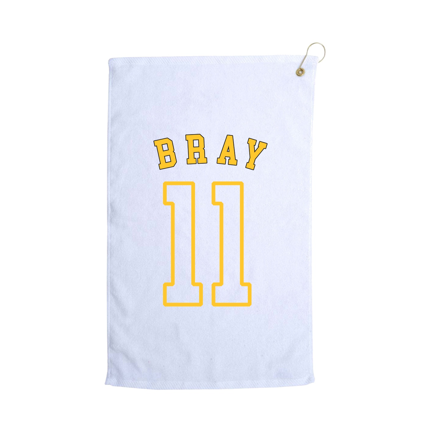 Golf Towel — Shirsey Arch in White