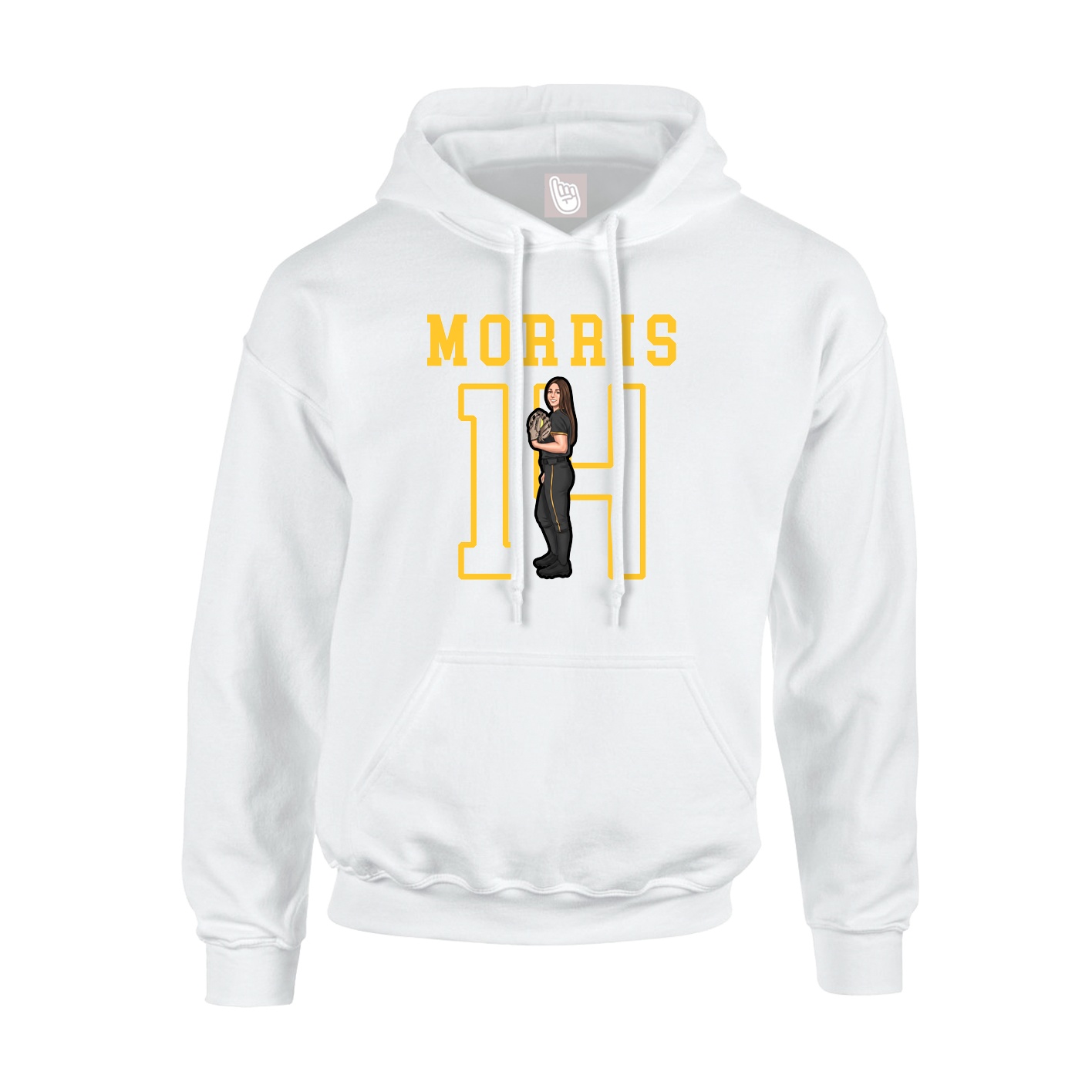 Youth Hoodie — Shirsey in White